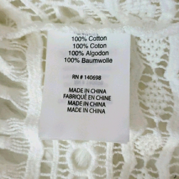 Tavik Crochet Cover-up Tank Dress Size L - Picture 7 of 8